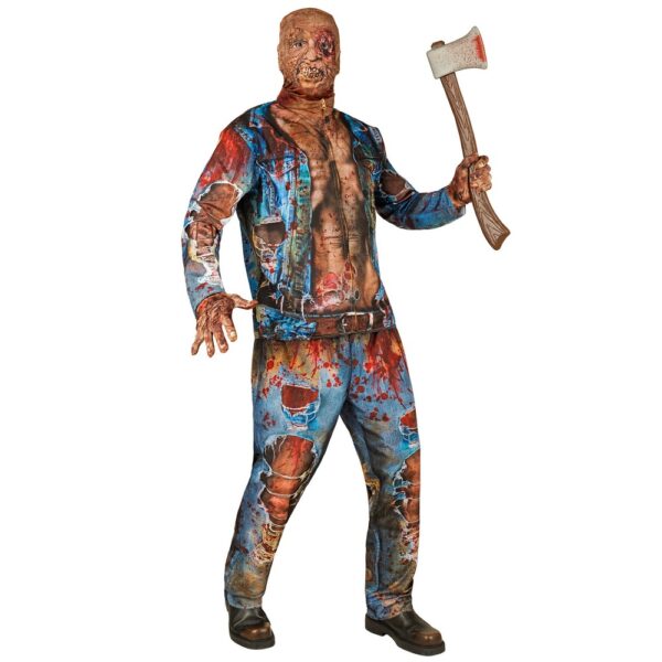 Blodig Zombie Jumpsuit Kostume