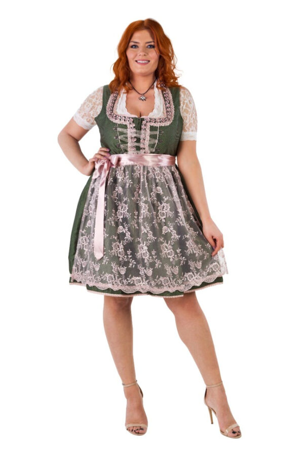 Dirndl Amelia Lyserød