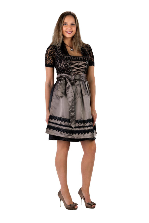 Dirndl Midi Sort