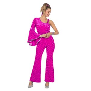 Disco Catsuit Kostume Pink