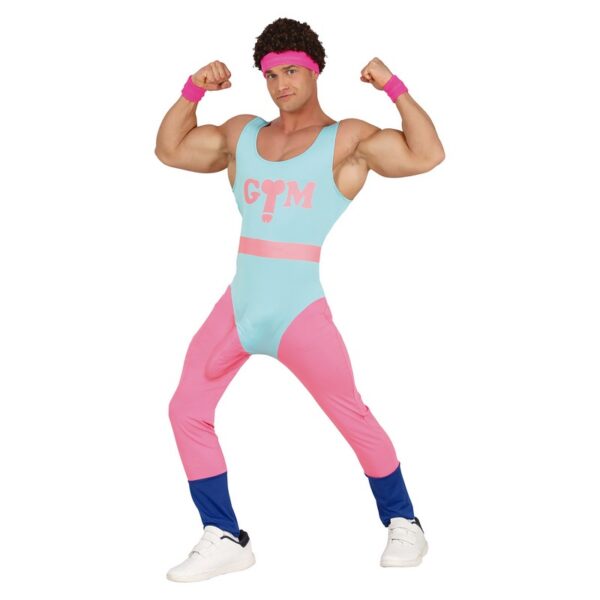 Fræk 80'er Aerobics Kostume