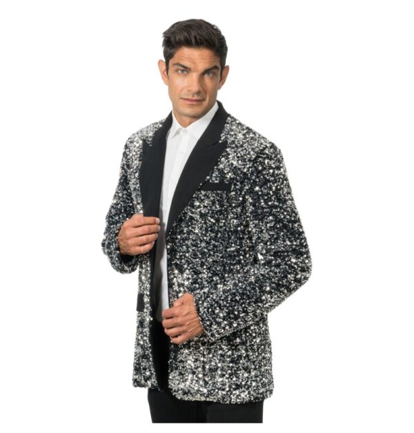 Glimmer Smokingjakke Sølv