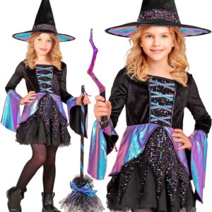 Glitrende Heks Børnekostume