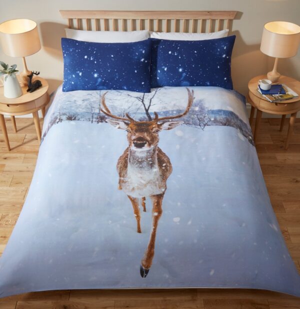 Jule hjort Sengetøj 135 x 200 cm