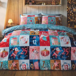 Julekalender Sengetøj til dobbeltdyne 220x230cm