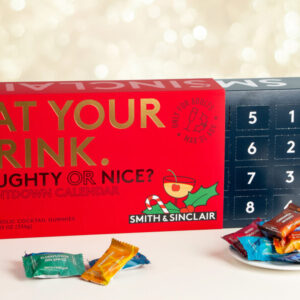 Julekalender med Cocktailvingummi til Voksne - Smith & Sinclair