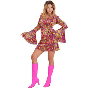 Lyserød 60'er Kjole