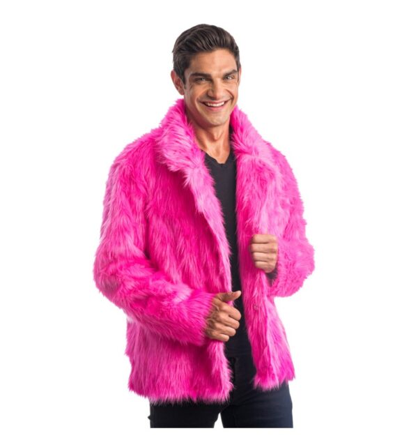 Pelsjakke Pink/Fuchsia