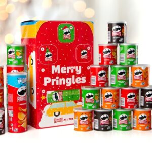 Pringles Julekalender med 4 Smagsvarianter