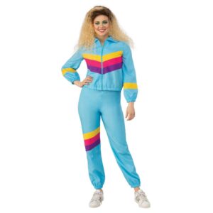 Retro 90'er Træningsdragt Kostume Dame Lilla