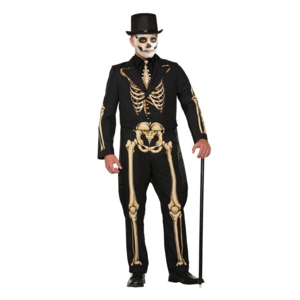 Skelet Gentleman Kostume