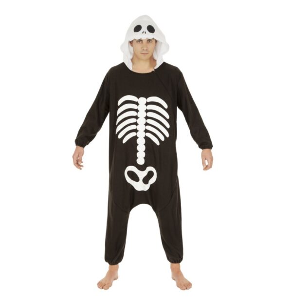 Skelet Kigurumi Onesie Kostume
