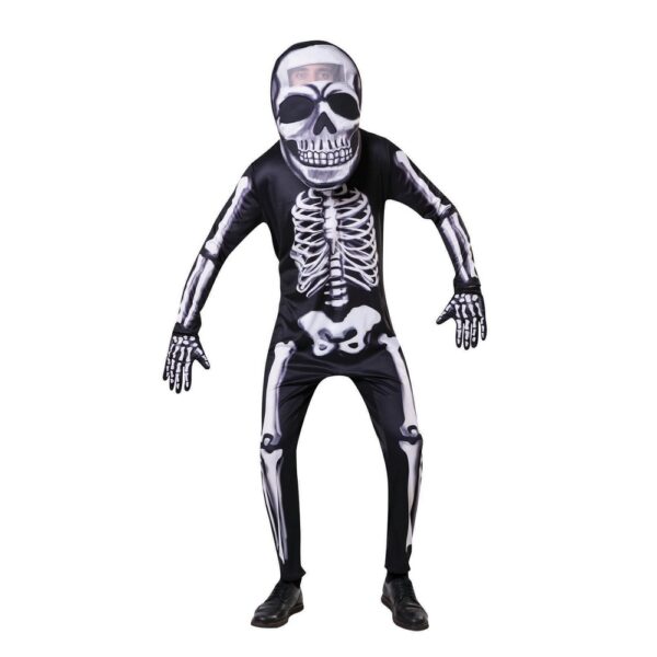 Skelet Kostume Med Stor Maske