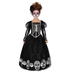 Skelet Prinsesse Børnekostume