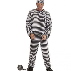 Stribet Fangedragt Kostume