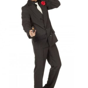 Stribet Gangster Kostume