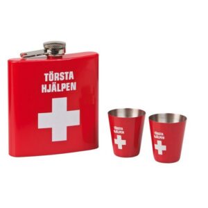 Törsta Hjälpen Lommelærke & Snapsglas Sæt