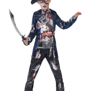 Zombie pirat Børnekostume