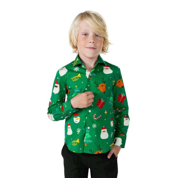 OpposuitsÂ® Festivity Green Børneskjorte