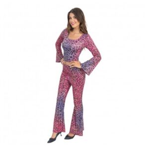 Festival Leopard Kostume Pink/Lilla