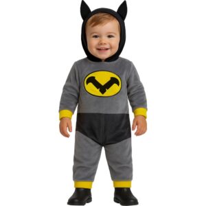 Flagermus Superhelt Børnekostume Grå