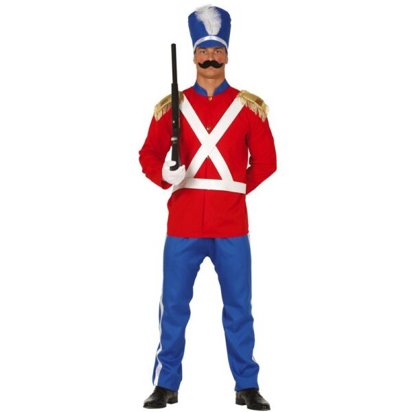 Kongelig Gardersoldat Kostume Rød