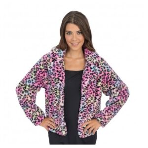 Leopard Jakke Regnbue