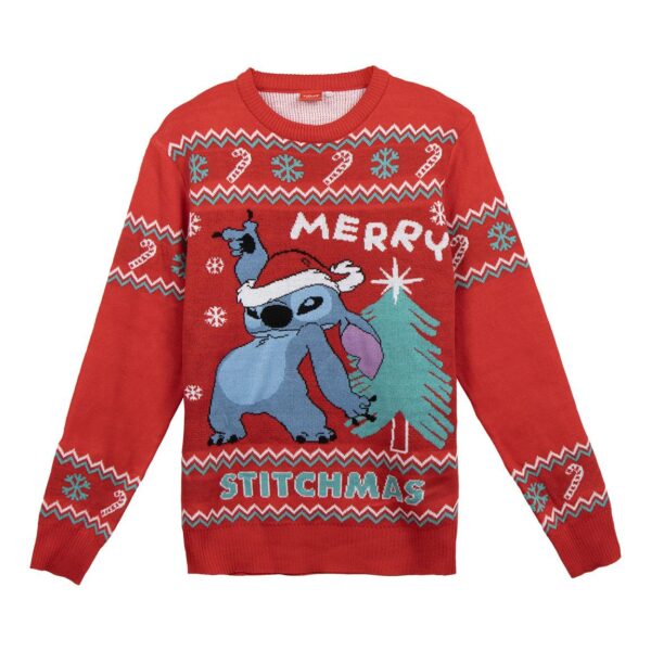 Lilo & StitchÂ® Julesweater Rød