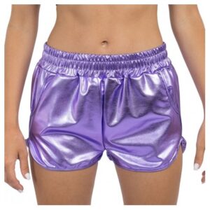 Metalliske Shorts Lilla