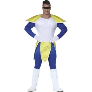 Rum Samurai Kostume Blå