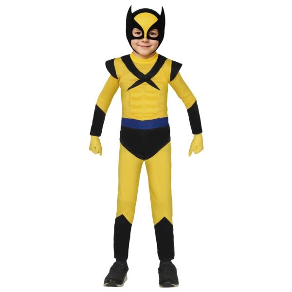 Superhelt Børnekostume Gul