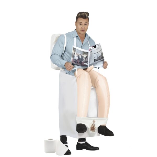 Toilet Kostume Hvid